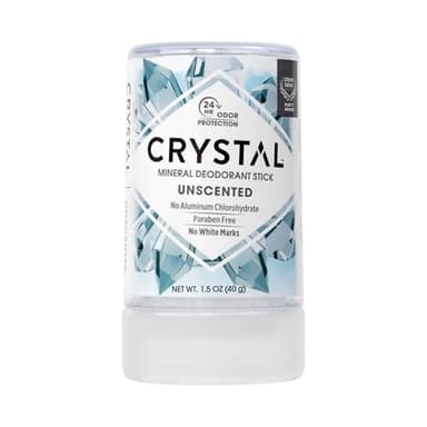CRYSTAL Deodorant Mineral Deodorant Stick, Travel, 1.5 Ounce