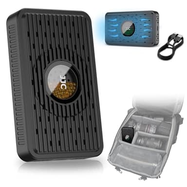 Rechargeable Desiccant Dehumidifier for Storage with USB-C Cable,Reusable Portable Moisture Absorber Dryer Silica Gel Beads for Gun Safe Camera Lens Filter Electronics 3d Printer Filaments Instrument