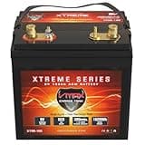 VMAX XTR8-180 8V 180Ah AGM Deep Cycle Sealed Battery Replaces T875, T890, US8VGC GC8 Golf Cart 8 Volt Battery (1)