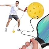 Pickleball Trainer - Continuous Rebound Pickleball Trainer, Ultimate Pickleball Drills Enhance Reaction Time & Hand-Eye Coordination | Ideal Gift for All Skill Levels (Paddle Not Included)