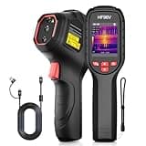HSFTOOLS HF96V Thermal Camera with Visual Camera, 240 * 240 Super Resolution, 96 x 96 IR Resolution, Thermal Imaging Camera with Laser Pointer, 25 Hz, 50° FOV, -4°F to 1022°F, IP54 Infrared Camera