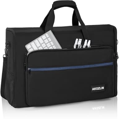 AKOZLIN LCD Screens/TVs Transport Tote Bag for 24" Displays Padded Monitor Carrying Case (NOT FOR IMAC) Travel Bag With Shoulder Strap Accessories Pocket