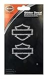 Chroma 320 Harley Davidson Bar and Shield Gem Decal (2pc.)
