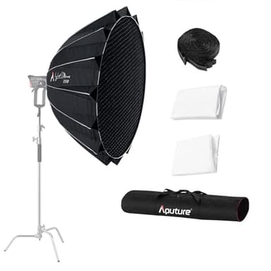Aputure Light Dome 150 Softbox,150cm Large Deep Parabolic Bowens Mount Lighting Modifier for Aputure 600x pro 600D Amaran 300C 150C Amaran 200x S