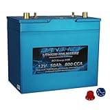 Dual Purpose Deep Cycle Lithium Marine Trolling Battery Group 34 Replaces Optima 34M 800CCA
