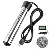 NiaoChao 2000W Immersion Water Heater, Portable Electric with 304 Stainless Steel Anti-scalding, Heats up to 5 Gallons of Water in Minutes