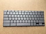 Original New for ASUS Chromebook Flip C433 2 in 1 C433TA-AS384T 14" Laptop US Laptop Keyboard Backlit Silver