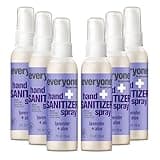 Everyone Hand Sanitizer Spray, 2 Fl Oz (Pack of 6), Lavender and Aloe, Plant Derived Alcohol with Pure Essential Oils, 99% Effective Against Germs