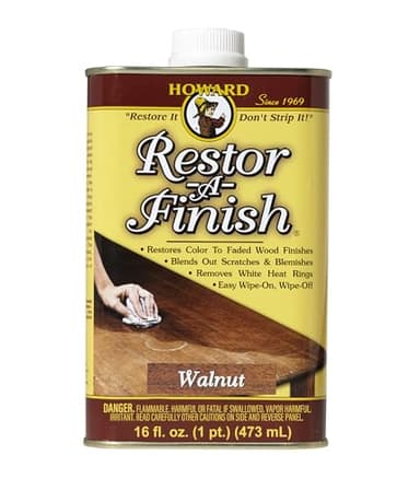 Howard Products RF4016 RF3016 Restor-A-Finish, 16 oz, Walnut, 16 Fl Oz