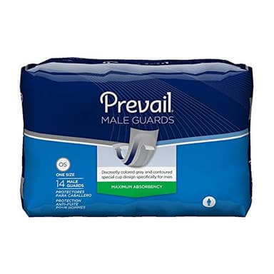 Prevail® Male Guards, Case of 126