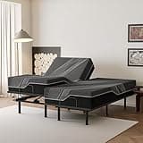 Dyonery Split King Adjustable Bed Frame with Mattress, 14 inch Gel Memory Foam Mattress, CertiPUR-US Certified Fiberglass Free, Zero Gravity & Wireless Remote, Head & Foot Incline, 80"×76"