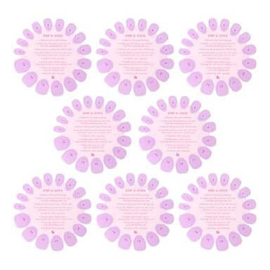 Super Stick Mani Adhesive Tabs Set | No Glue Needed | Use with Olive & June Press-On Nails | Non-Toxic Tabs | Easy On-Off, Non-Damaging | Realest Look | 7-Day Wear