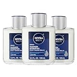 NIVEA MEN Maximum Hydration Post Shave Balm with Aloe Vera and Provitamin B5, 3 Pack of 3.3 Fl Oz Bottles