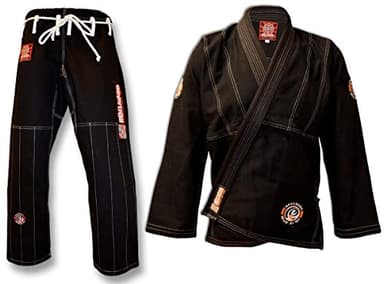 ROLL HARD BRAND Brazilian Jiu Jitsu Kimonos - Black (A2)