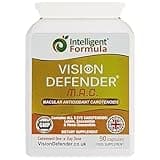 Vision Defender MAC Eye Supplement: Lutein, Zeaxanthin & Meso-Zeaxanthin Triple Antioxidant Carotenoids for Eye Health and Eyesight (90 Capsules/One Capsule Daily) Made in UK
