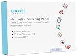 3-in-1 Methylation Screening Panel | Homocysteine, Folate, B12 | at-Home Test | Cap & CLIA Accredited Testing | Not Testable in NY & RI