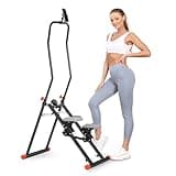 RYGEO Stair Stepper Resistance Adjustable Vertical Climber Machine Ab Glute and Leg Home Cardio Exerciser