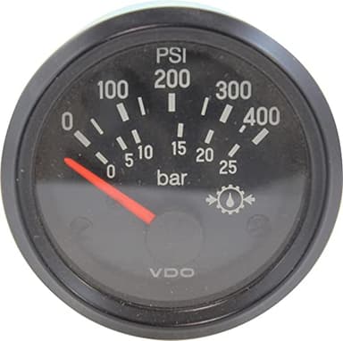 New Genuine VDO 350-030-010 400 PSI Pressure Gauge Replaces 350-913B