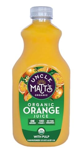 Uncle Matts, Organic Orange Juice, 52 Fl Oz