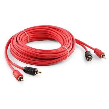 Nakamichi Oxygen Free Copper (OFC) RCA Cable 2-Male to 2-Male Audio Stereo Auxiliary Cable Cord for Subwoofer Home Theater HDTV Amplifier Hi-Fi Systems Active Speakers Car Receiver (22.9 ft / 7 m)