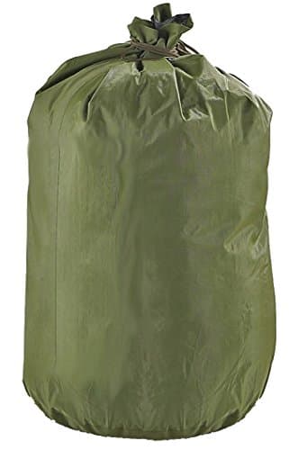 Military Outdoor Clothing Previously Issued US GI OD Green Rubber Laundry Clothing Bag