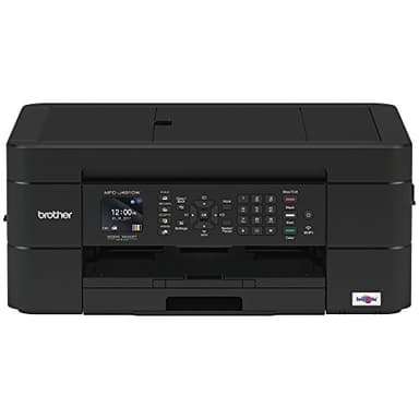 Brother Wireless All-in-One Inkjet Printer, MFC-J491DW, Multi-function Color Printer, Duplex Printing, Mobile Printing,Amazon Dash Replenishment Enabled, Black, 8.5 (MFCJ491DW)