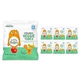 Little Bellies Organic Veggie Tubes Toddler Snack (Pack of 7 x 0.42 oz Individual Packs)