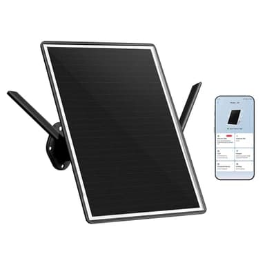 SECUEYE Solar 4G Router, Outdoor LTE Cat.1 Modem, 2.4Ghz WiFi6 Hotspot, VSIM & SIM Card-Slot, Built-in 26000mAh Battery, IP66 Waterproof, Ideal for Security Cameras IOT Devices