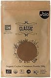 Organic Ceylon Cinnamon Powder | Certified USDA Organic and Kosher| Ceylon Cinnamon Powder Organic from Sri Lanka | Organic Cinnamon Ceylon from Sri Lanka| Premium Quality True Cinnamon Powder | 7 oz (200g) Eco-Friendly Resealable Bag