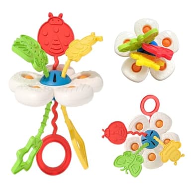 Montessori Toys for Baby Sensory Pull String Development Travel Toys Fidget Educational Learning Activity Gifts for Kids