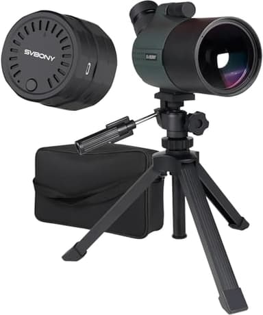 SVBONY SV41Pro 28-84X80 Mak Spotting Scope with SC002 Wireless Electronic Eyepiece, 1080P HD, Digital Zoom, Spotter Scope Camera for Target Shooting, Bird Watching, Terrestrial and Astronomical Use