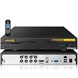 DVR 8-Channel Hybrid Capability 5-in-1 Digital Video Recorder 5.0MP HD Security DVR Recorder AHD/Analog/TVI/CVBS/IP Security Camera, Max to 6TB (NO HDD)