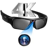 YYCAMUS Superior 4K 2160P Camera Glasses, Upgrade Camera Video Glasses, Video Camera Sunglasses, Smart Video Sunglasses with UV Protection for Outdoor Sports, Cycling(NO AUDIO)