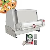 INTSUPERMAI Pizza Dough Roller Machine 13.8" Table Top Pizza Dough Sheeter Electric Pastry Press Machine 110V
