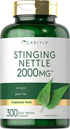 Carlyle Stinging Nettle Leaf Extract | 300 Capsules | Non-GMO & Gluten Free Supplement