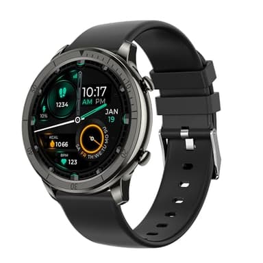 AOLON Smart Watch for Men Women (Answer/Make Calls), 1.46" IPS HD Screen, Fitness Tracker, 100+ Sport Modes, Blood Oxygen/Sleep/Heart Rate Monitor, IP67 Waterproof, Smartwatch for Android iOS, Black