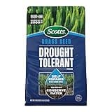Scotts Grass Seed Drought Tolerant Mix, Kentucky Bluegrass and Tall Fescue Grass Seed Mix, Covers up to 2,000 sq. ft., 4 lb.
