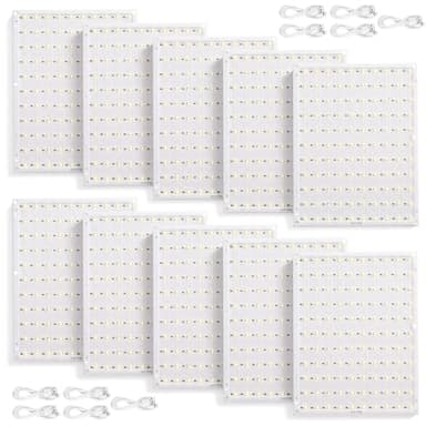 Sabary 10 Pcs CMYK Lithophane LED Backlight Board Kit Compatible with Bambu Lab P1/x1/a1 Multiple Models 3D Printer Light Photo Model DIY Board with USB Cable Upgraded Beads 5v Type-c Powered