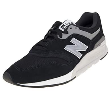 New Balance Men's 997H V1 Sneaker, Black/Silver, 10.5 M US