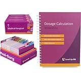 Med Surg Flash Cards + Dosage Calculation Workbook - Master The Most Difficult Subjects in Nursing School - 2025 NCLEX ATI HESI Test Preparation