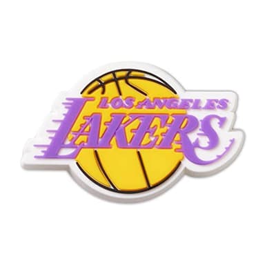 Crocs NBA Shoe Charms | Jibbitz, LA Lakers Logo, One Size