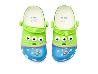 Crocs Unisex Kids Toy Story Classic Clog (Little Kid/Big Kid) Alien/Glow in the Dark 3 Medium Little Kid