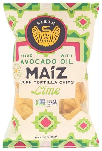 Siete Chips Trtla Maiz Lime, 7.5 oz