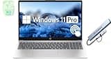 HP 15.6" Touchscreen Laptop Computer, 32GB RAM 1.5TB Storage (1TB SSD+512GB Docking Station Set), 10-Cores Intel Core i5, Windows 11 Pro with Microsoft Office Home & Business, PLUSERA Earphones
