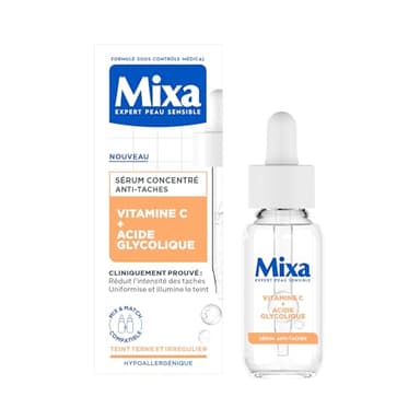 Mixa Concentrated Anti-Stain Serum with Vitamin C and Glycolic Acid 30 ml