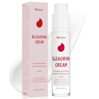 Skin Bleaching Cream, Dark Spot Remover for Face, Whitening Lightening Cream with Vitamin C for Even Tone, Hydration & Smooth Skin, Effective for Intimate Areas, Armpits, Knees, Elbows, etc.