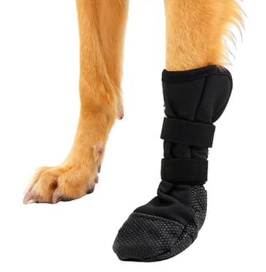 JURUAA Dog Booties for Injured Paw,Breathable Wound Recovery Boots, Dog Socks to Prevent Licking Paws,Waterproof Wound Protector,Feet Cover Bandage Shoe X-Large