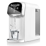 Countertop Reverse Osmosis System Water Filter with UV, 5:1 Pure to Drain, 5 Stage RO Water Filtration, Portable No Installation Water Filtration Systems, Countertop Filtration for Home, Off White