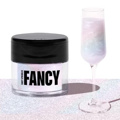 Fancy Sprinkles Moonstone Iridescent Premium Edible Glitter, 100% Edible Glitter for Sparkling Food & Drinks No Taste or Texture (4gm)