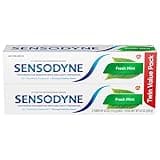 Sensodyne Fresh Mint Sensitive Toothpaste, ADA Accepted Toothpaste for Cavity Prevention and Sensitive Teeth Treatment - 4 Ounces (Pack of 2)